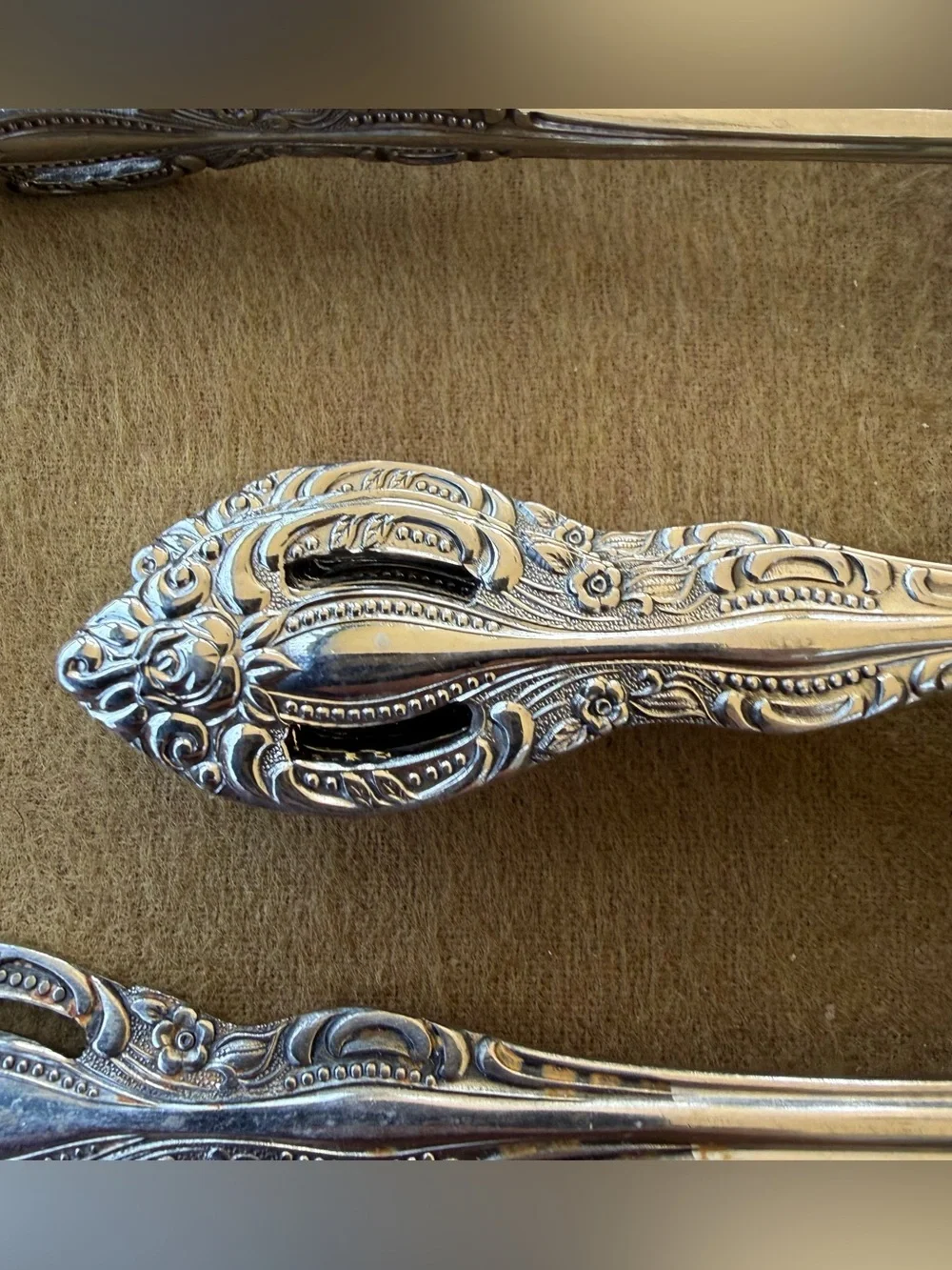 Vintage Orleans Silver Royal Rose 19pc Stainless Flatware Set Japan